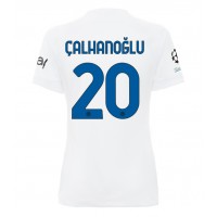 Inter Milan Hakan Calhanoglu #20 Gostujuci Dres za Ženska 2023-24 Kratak Rukav